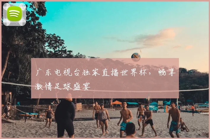 广东电视台独家直播世界杯，畅享激情足球盛宴