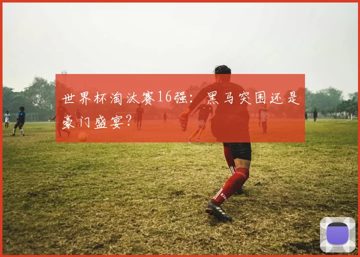 世界杯淘汰赛16强:黑马突围还是豪门盛宴?