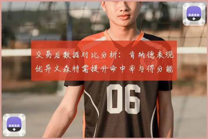 交易后数据对比分析:肯纳德表现优异文森特需提升命中率与得分能力