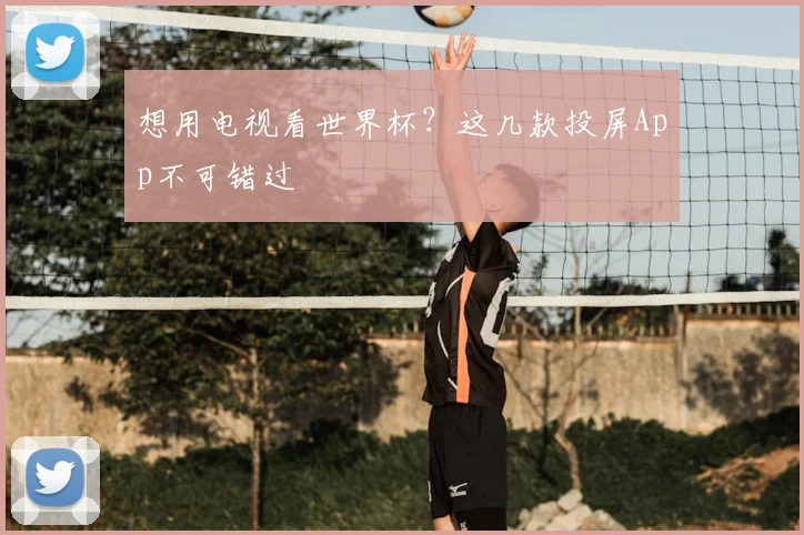 想用电视看世界杯？这几款投屏App不可错过